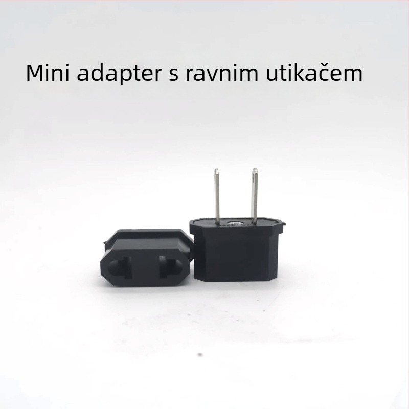 Višefunkcionalni adapter utičnica EU–US–DE, pretvara plastičnu utičnicu u kružni njemačkog standarda
