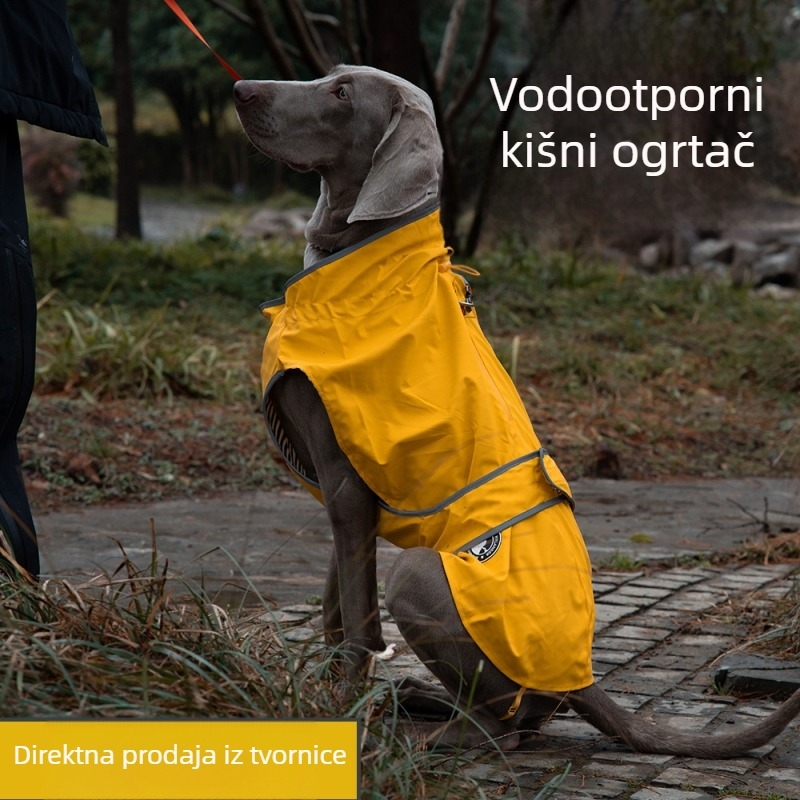 Vanjski kišni kaput za pse, vodootporan i otporan na vjetar, za sve veličine pasa