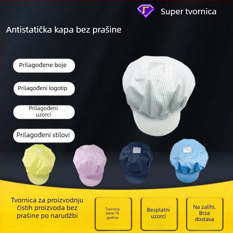 Antistaticke polučizme srednje visine, PU mekani potplat, platnene sigurnosne radne cipele, jednobojne, prilagodljive boje i veličine