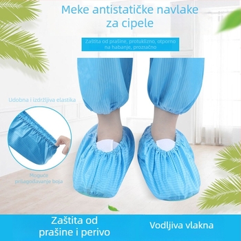 Antistatne navlake za cipele s protukliznom potplatom, perive više puta, za kućnu upotrebu, laboratorij, bolnicu i radionicu – unisex