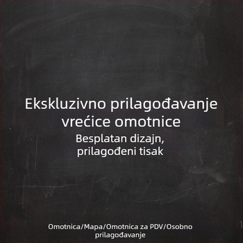 Ispisane kuverte, papirnate vrećice i arhivske fascikle