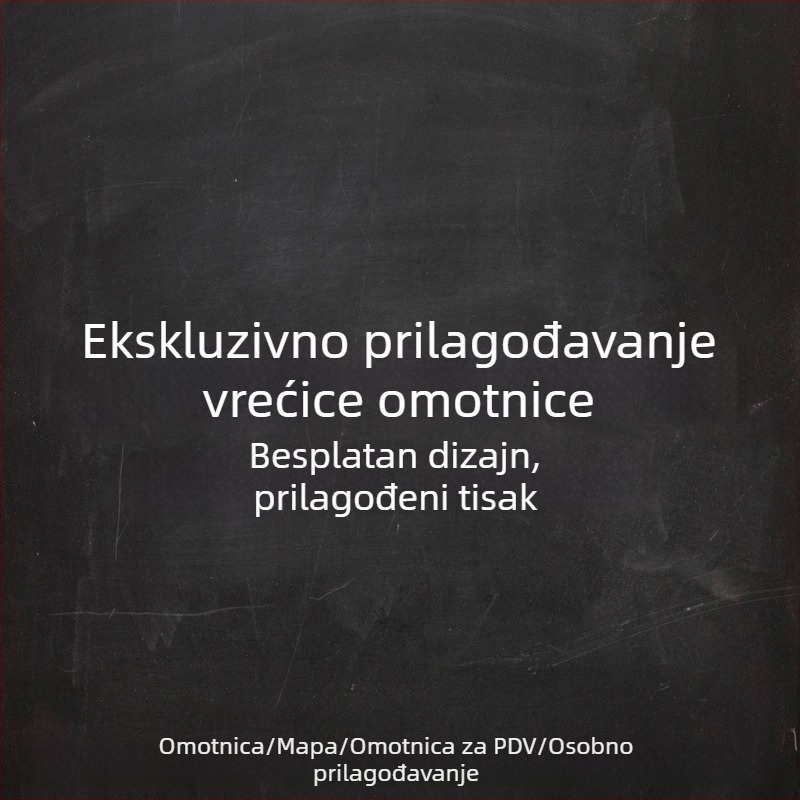 Ispisane kuverte, papirnate vrećice i arhivske fascikle