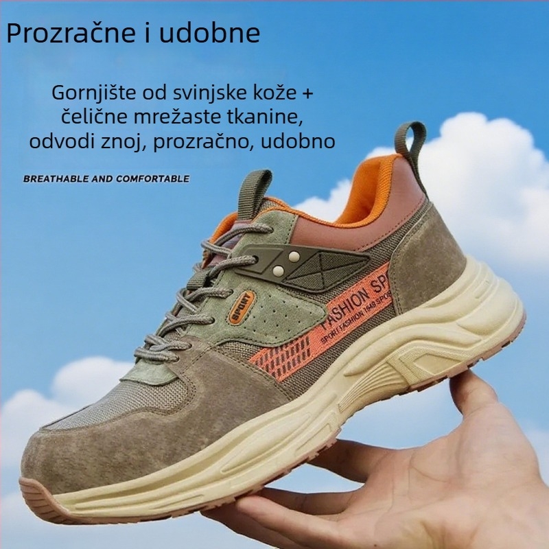 Izolirane sigurnosne cipele 6 kV, sportski stil, otpornost na udarce i probijanje, lagane elektromontažne cipele za električare, izrađene po mjeri