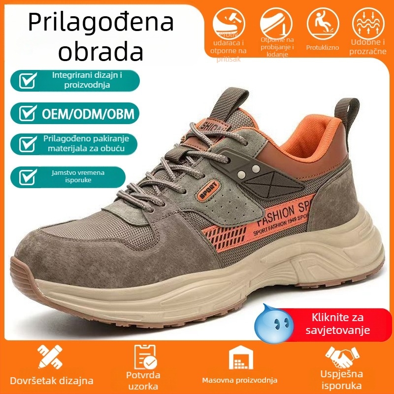 Izolirane sigurnosne cipele 6 kV, sportski stil, otpornost na udarce i probijanje, lagane elektromontažne cipele za električare, izrađene po mjeri