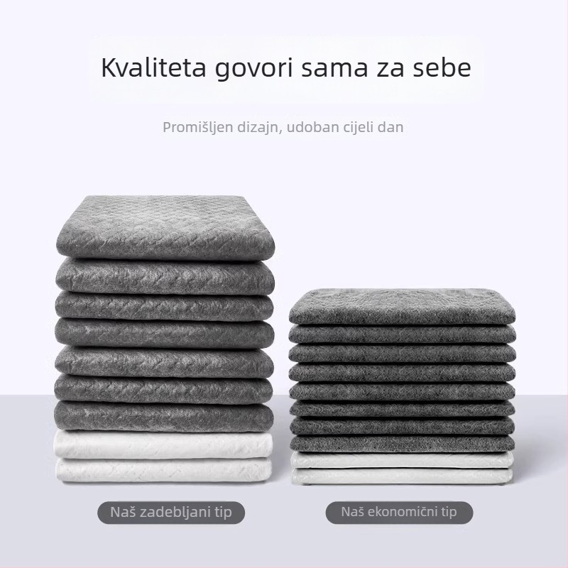 Podložnice za mokrenje pasa, pelene za kućne ljubimce, apsorpcijski jastučići za mačke i zečeve, jastučići za obuku, dezodoriranje bambusovim aktivnim ugljem