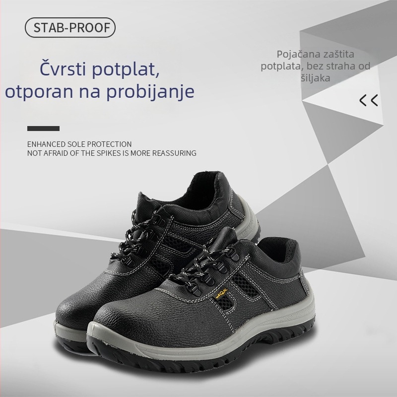 Ljetne cipele za sigurnost na gradilištu: čelični vrh, otporne na udarce i perforaciju, protuklizne, električna zaštita
