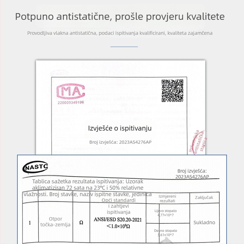 Antistatične cipele za čiste prostore s visokim gornjim dijelom, PU ojačana mekana potplata, otporne na prašinu i prozračne radne cipele