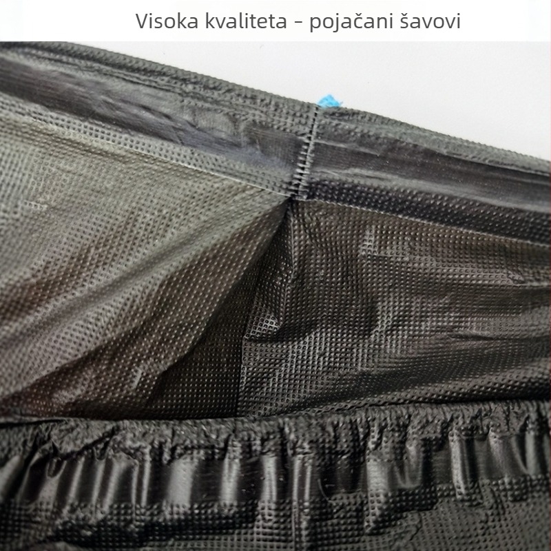 100 komada crnih jednokratnih navlaka za cipele od CPE, vodonepropusne, protuklizne, ojačane, za unutarnju upotrebu