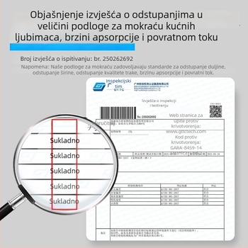 Pet Bright Otisnuta podloga za urin za pse i mačke