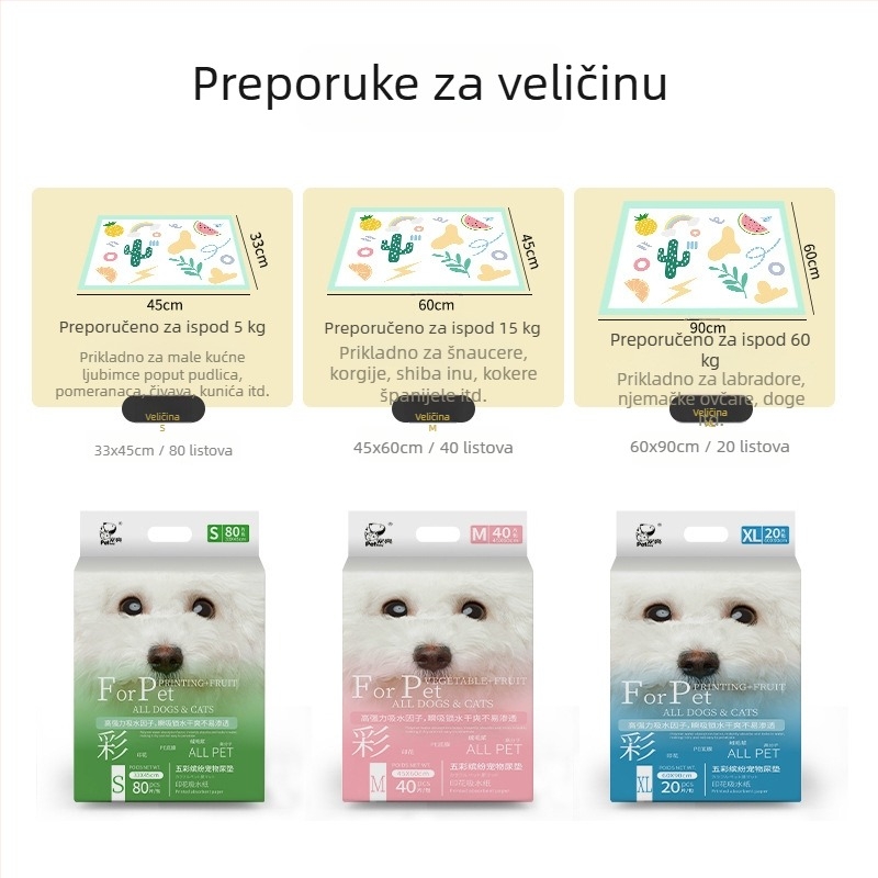 Pet Bright Otisnuta podloga za urin za pse i mačke