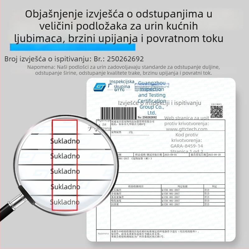 Deblja podloga za mokrenje za pse i mačke s perforacijom, bambusov aktivni ugljen, upijajući podložak za kupaonicu