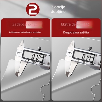 Uvećani A4 L-oblik folder s prozirnim vodootpornim džepovima za umetke, jedan klip, L-klip, dvostrani folder za ugovore