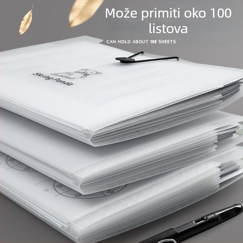 A4 organizator dokumenata s 5/8/12 pretinaca, PP materijal