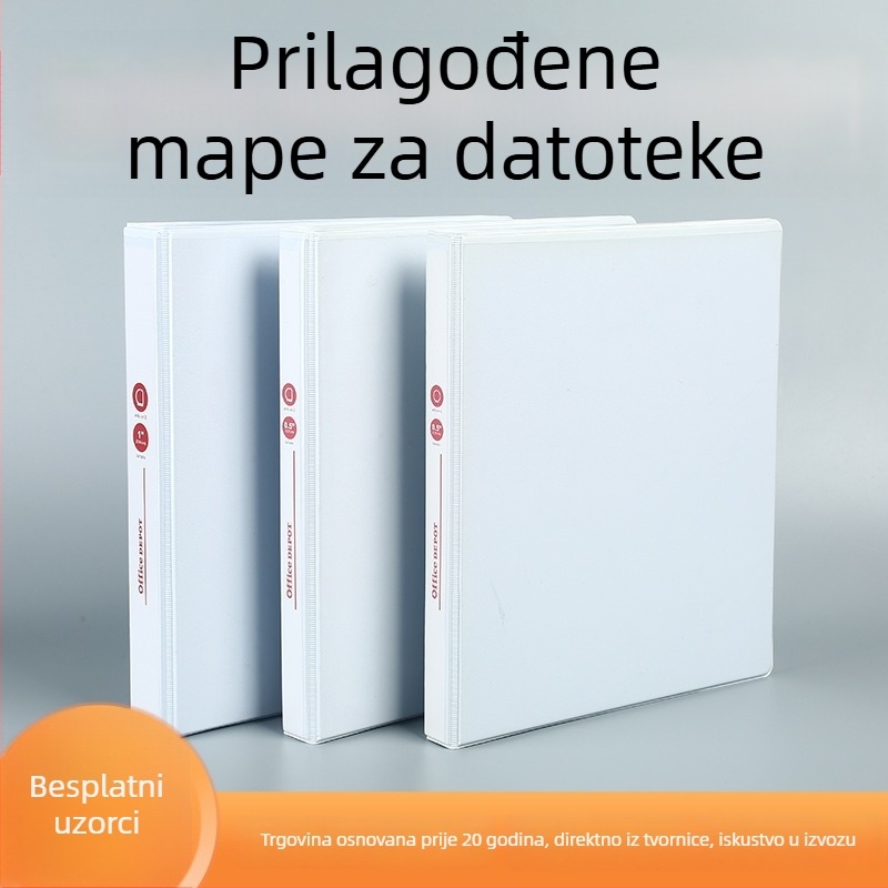 PVC mapa A4 s dvostrukim džepovima, dvostrani organizator dokumenata, prilagodba
