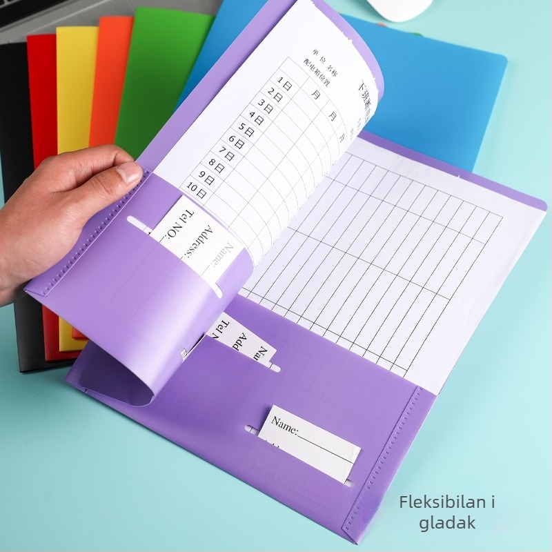 Sy 250111 Folder za dokumente s dvostrukom umetkom, format Letter, PP materijal, uredski organizator