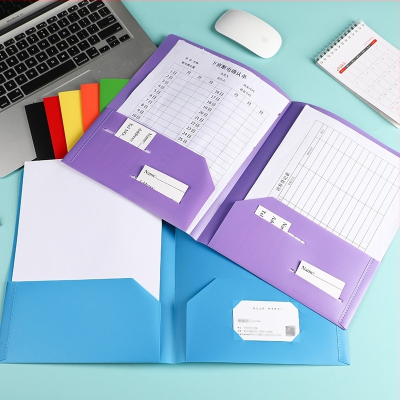 Sy 250111 Folder za dokumente s dvostrukom umetkom, format Letter, PP materijal, uredski organizator