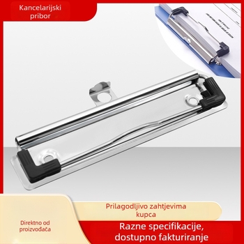 Metalni klip za dokumente A4/A5, 12 cm, uredska organizacija