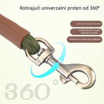 Povodac za psa s P-lancem, grip od pjene s efektom oblaka, kontrastne boje, za šetnje s ljubimcem