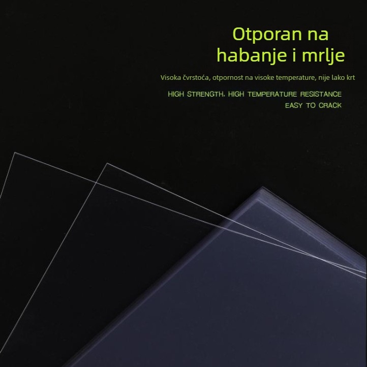 PET film za povezivanje dokumenata, A4 veličina, PVC plastična folija