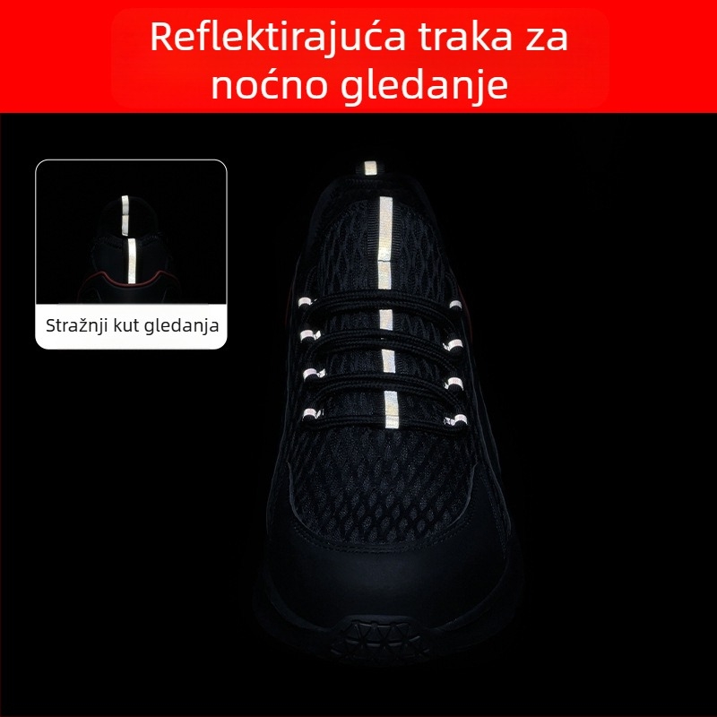 Ljetne prozračne zaštitne cipele za rad, otporne na udarce i probijanje, lagane, izdržljive i stilske za muškarce i žene