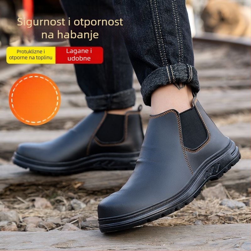 Vodootporne radne cipele s čeličnim vrhom, otporne na udarce i proboj, lagane, izdržljive, mekana potplat, za muškarce i žene