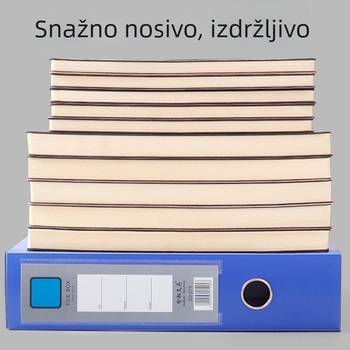 Plastična kutija za dokumente A4, PP kutija za pohranu dokumenata i certifikata, uredski pribor za računovodstvo