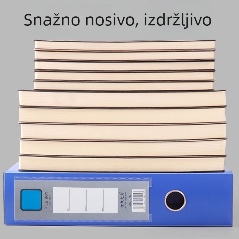 Plastična kutija za dokumente A4, PP kutija za pohranu dokumenata i certifikata, uredski pribor za računovodstvo
