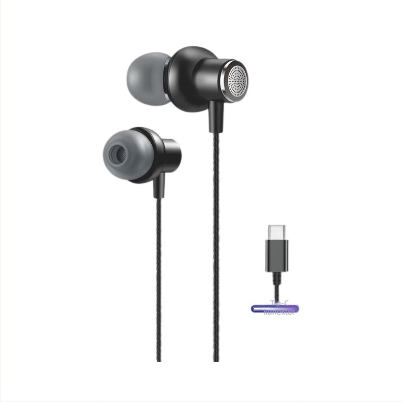 Žičane in-ear slušalice visoke kvalitete zvuka, Type-C, digitalni bas, kompatibilno s Huawei i Xiaomi