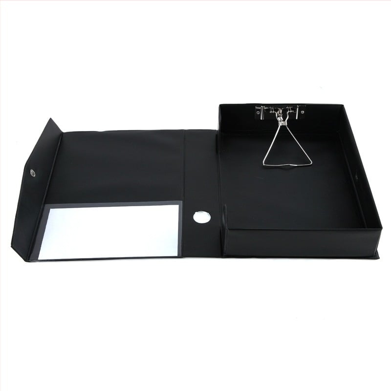 A1236 PVC kutija za dokumente s magnetskom kopčom, A4 kutija za dokumente, 55 mm, s klipom za papir