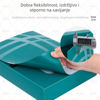 Prilagodljiva plastična kutija za datoteke A4 uredsko skladištenje