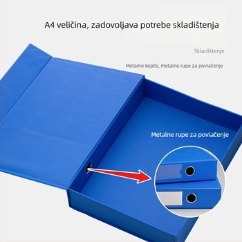 Jinshi PP kutija za dokumente A4 — fakture, potvrde i porezni dokumenti