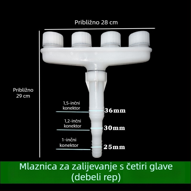 Raspršivač za navodnjavanje velikog protoka, atomizirajući raspršivač za cvijeće, biljke i zidove
