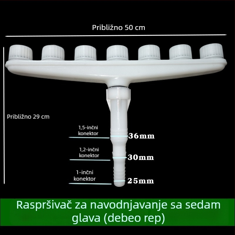 Raspršivač za navodnjavanje velikog protoka, atomizirajući raspršivač za cvijeće, biljke i zidove
