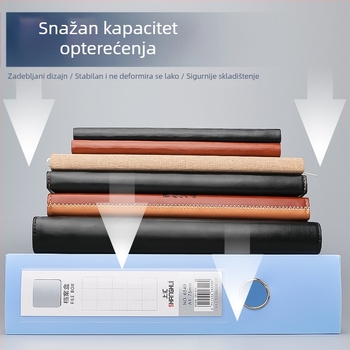 A4 plastična kutija za dokumente s folderom za dokumente, račune i financijske potvrde