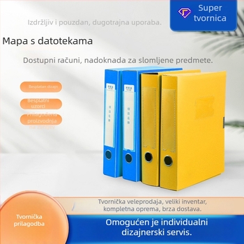 PVC kutija za dokumente formata A4 za fascikle, računovodstvene isprave, životopise i fotografije zaposlenika