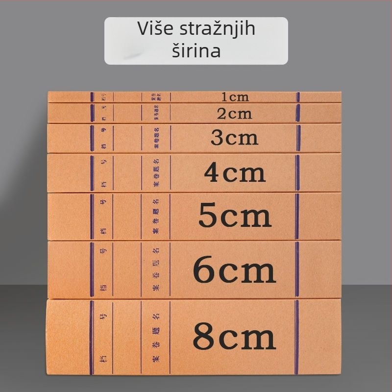 Kancelarijska kutija bez kiseline za dokumente, arhivska i pohrana, podesiva veličina