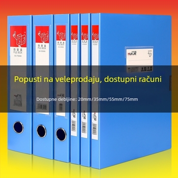 A4 plastična kutija za dokumente, ispite i materijale za sastanke