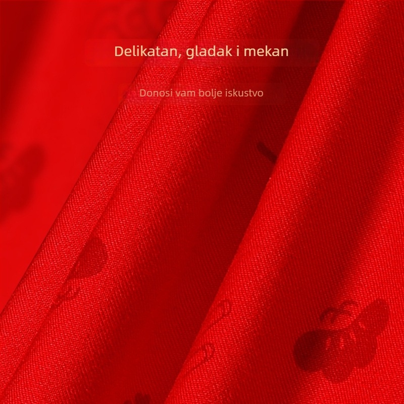 Muške crvene bokserice, paket od 3 komada u kutiji za darove, antibakterijski ulošak od mulberry silk