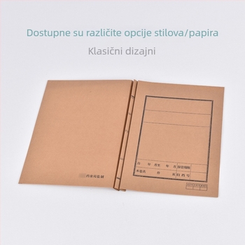 Prilagodljiva arhivska mapa od kraft papira s bezkiselinskim papirjem