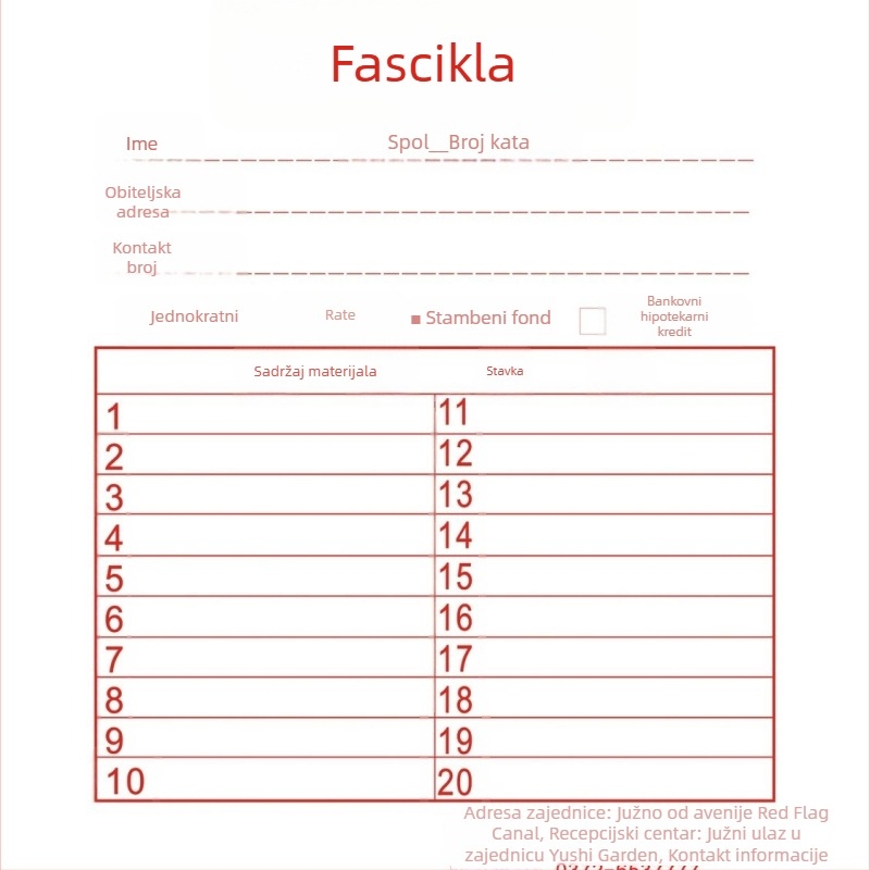 Torbe za dokumente od kraft papira s prilagođenim logom, veličina A4