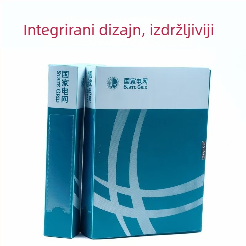 Plastična kutija za dokumente od PP materijala, prilagodljiva kutija za informacije, uredska pohrana, monolitna konstrukcija u jednom komadu