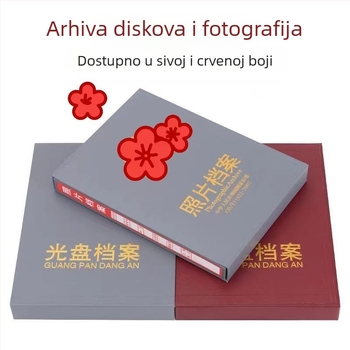 Kutija za pohranu fotografija i diskova, velike kapacitete, višerazinski organizator za ured