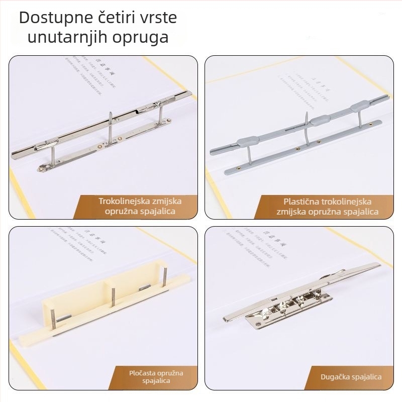 Kutija od tvrdog kartona za osobne spise, debeli bezkiselinski Kraft papir, A4 mapa