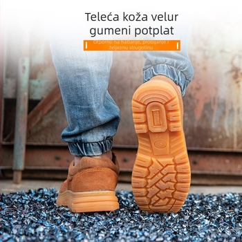 Ljetne cipele za zaštitu s čeličnom špicom, otporne na probijanje i habanje, protuklizne, prozračne, vodootporne, unisex radne cipele