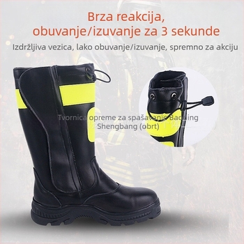 Čizme za spašavanje požara: zaštita u slučaju nužde, šumski požar, otporne na udarce i probijanje