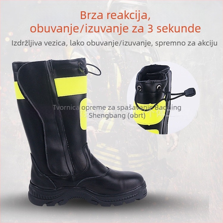 Čizme za spašavanje požara: zaštita u slučaju nužde, šumski požar, otporne na udarce i probijanje