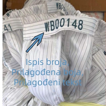 Antistatijske prašno otporne sigurnosne cipele visokih profila za čiste prostore s tiskanim pločicama imena