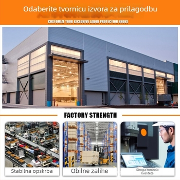 Prilagođene zaštitne radne cipele od mikrovlaknastog kože s visokim gornjim dijelom, vodootporne, s čeličnom kapicom, otporne na habanje, udarce i perforaciju