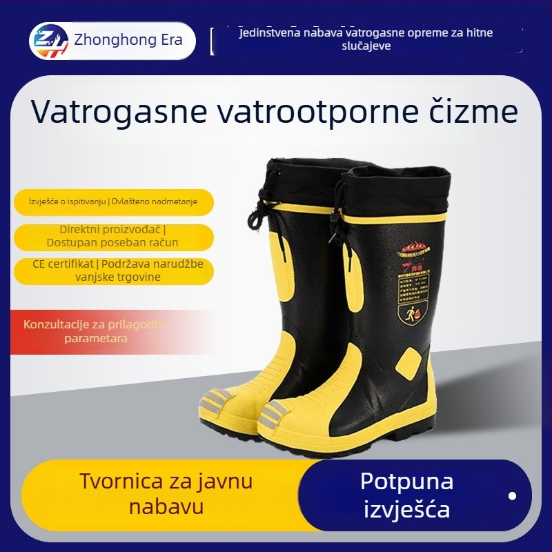 Ultra lagane vatrogasne borbene čizme za spašavanje i uporabu u vodi