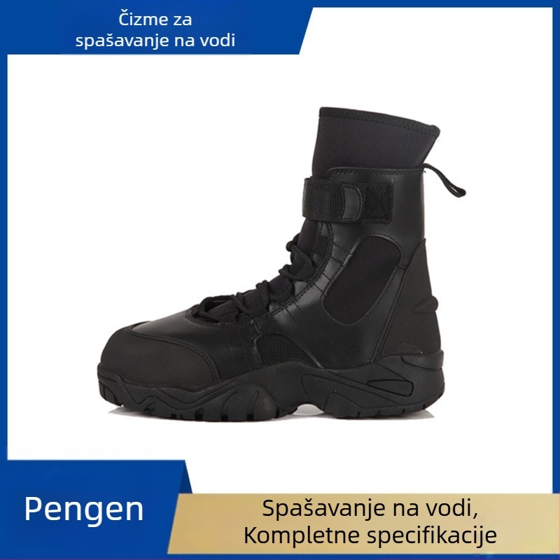 Čizme za spašavanje na vodi, lagane, protuklizne, vodootporne radne cipele, visoke neoprenske potapljačke čizme